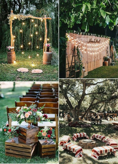 Backyard wedding idea